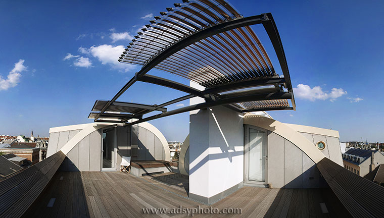 Adsy Bernart photographer architecture photography penthouse Vienna Austria Europe