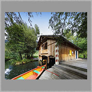 Adsy Bernart photographer architecture photography boat house, lake presseger, carinthia, austria, europe