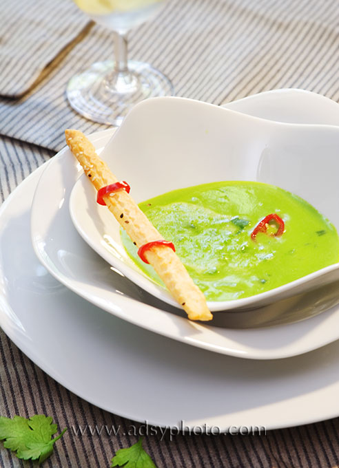 Adsy Bernart photographer food photography asparagus soup spring